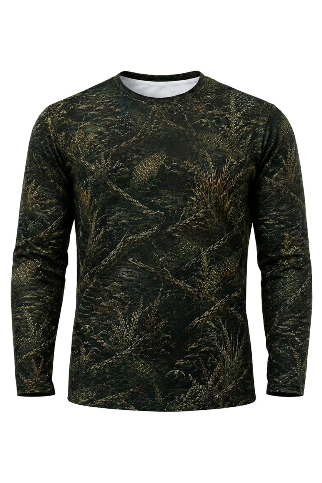 Performance Fishing Long Sleeve - Dark Weed Pike Ambush - RNP04 mockup opposite side
