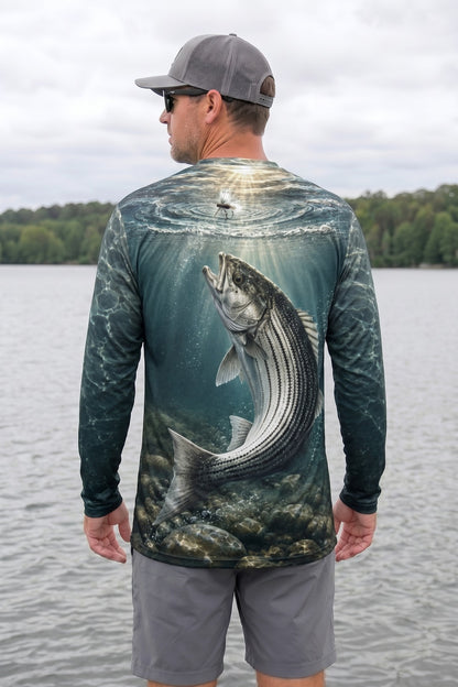 Performance Fishing Long Sleeve - Deep Cobble Striper - TBT206 image 2