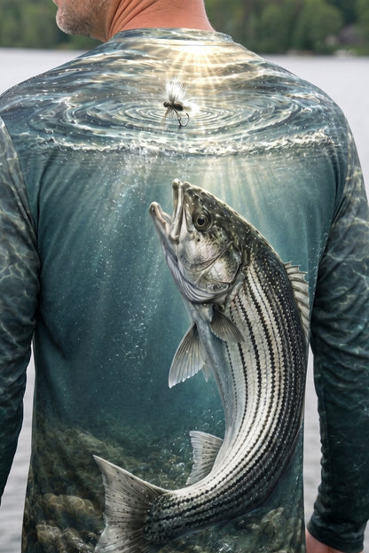 Performance Fishing Long Sleeve - Deep Cobble Striper - TBT206 image 4