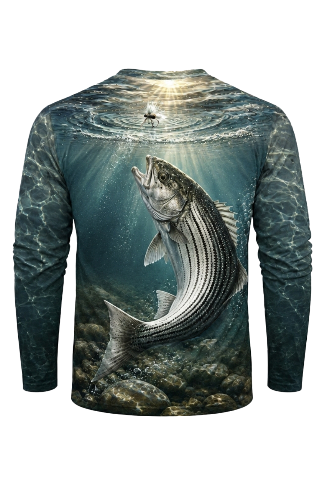 Performance Fishing Long Sleeve - Deep Cobble Striper - TBT206 image 5