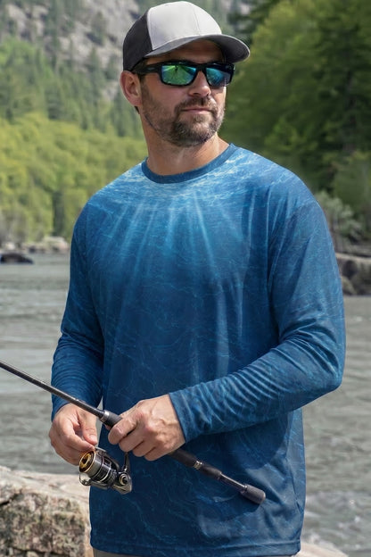 Performance Fishing Long Sleeve - Deep Drop Marlin - RS03 lifestyle opposite side