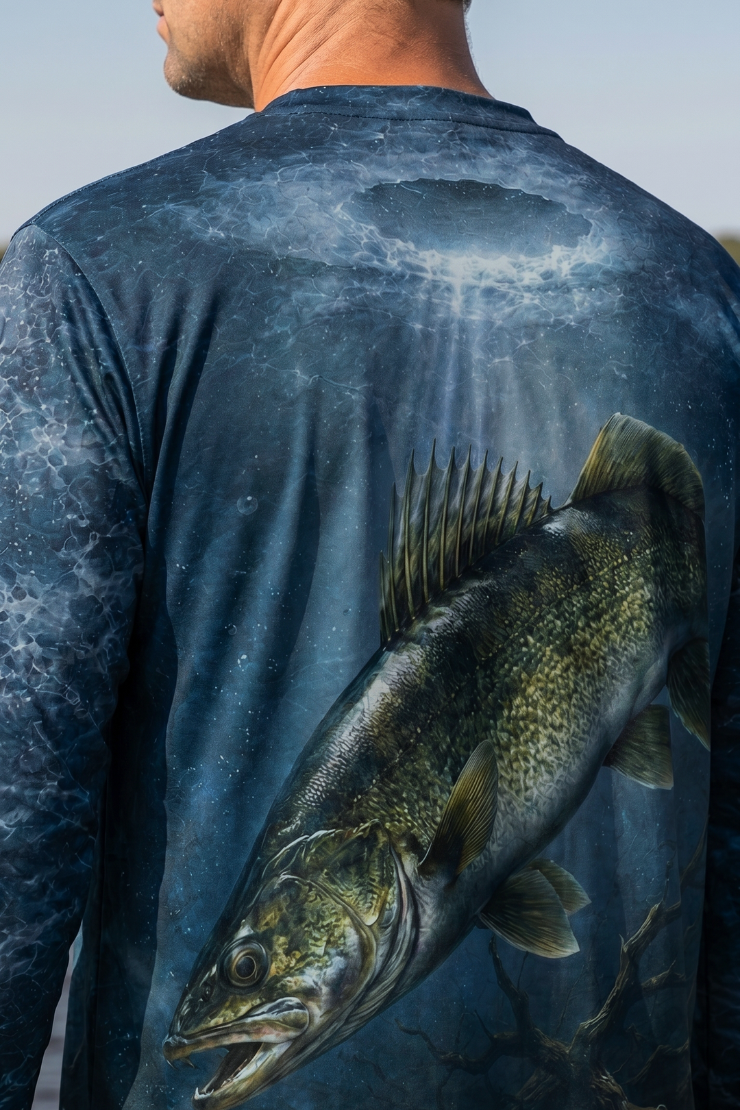 Performance Fishing Long Sleeve - Deep Ice Walleye - RW09 lifestyle artwork zoom