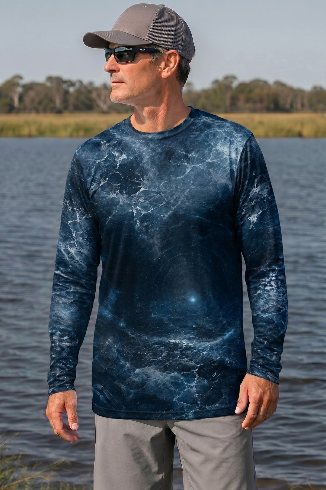 Performance Fishing Long Sleeve - Deep Ice Walleye - RW09 lifestyle opposite side