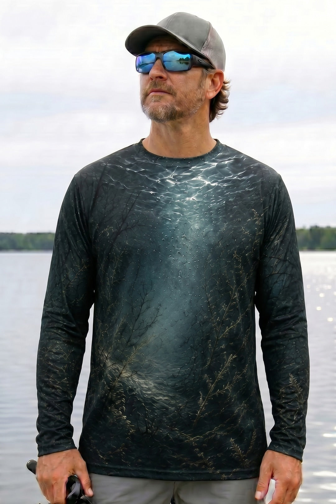 Performance Fishing Long Sleeve - Deep Snag Pike - TBT192 lifestyle opposite side