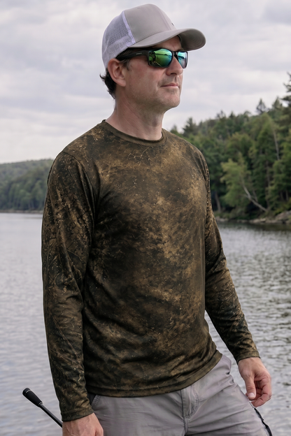 Performance Fishing Long Sleeve - Double Jaw Lift - RFC05 lifestyle opposite side