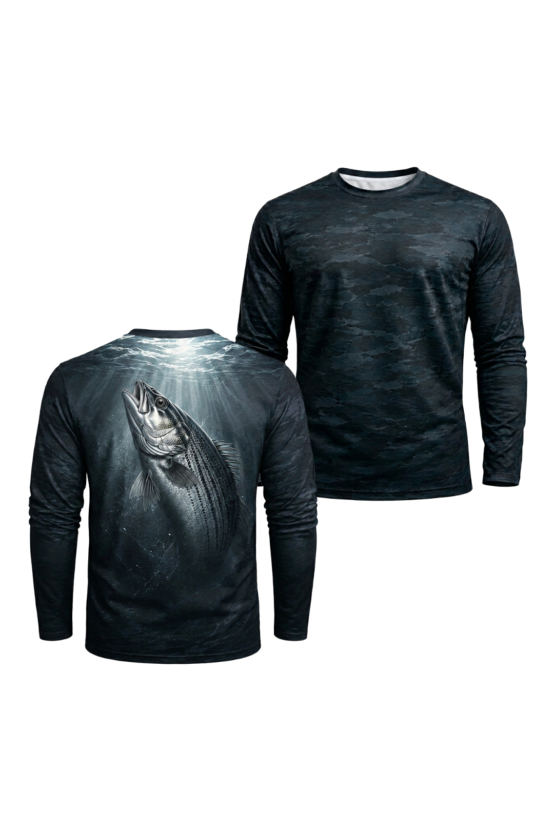 Performance Fishing Long Sleeve - Dusk Depth Striper - TBT211 image 1