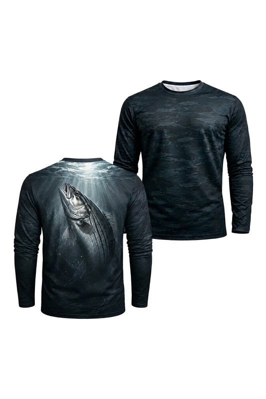 Performance Fishing Long Sleeve - Dusk Depth Striper - TBT211 image 1