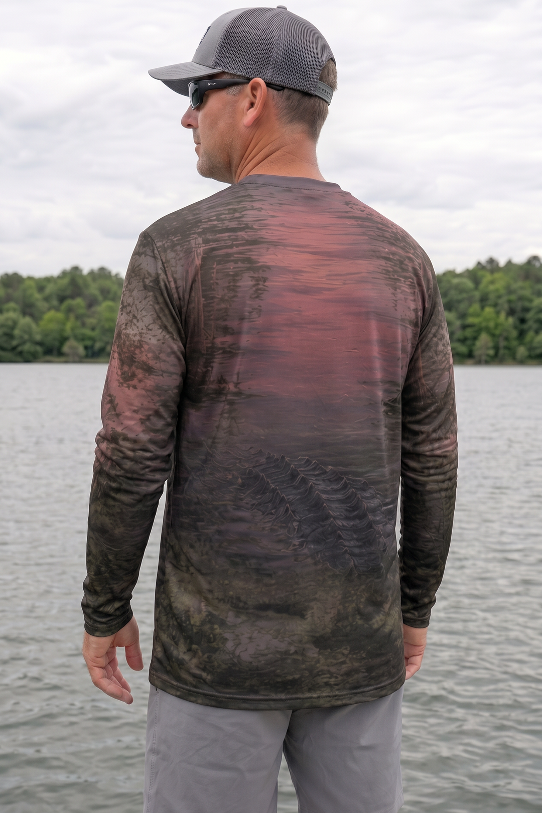 Performance Fishing Long Sleeve - Dusk Gator Watch - AOF146 image 3