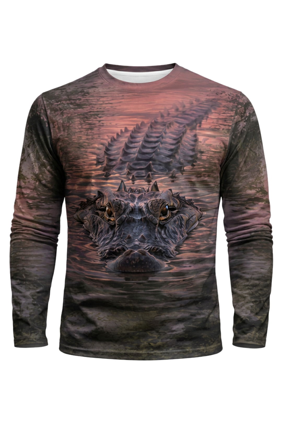 Performance Fishing Long Sleeve - Dusk Gator Watch - AOF146 image 5