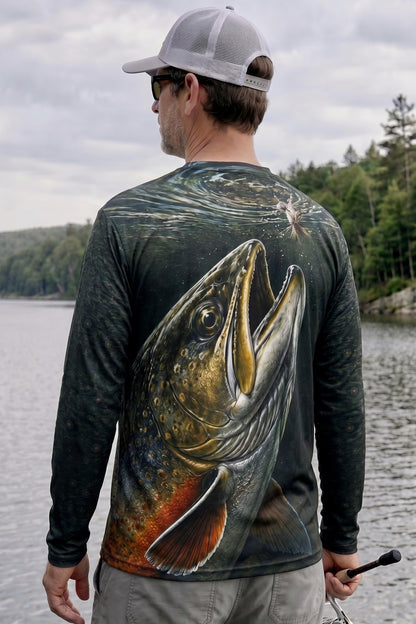 Performance Fishing Long Sleeve - Dusk Rise Brook - TBT175 lifestyle artwork side