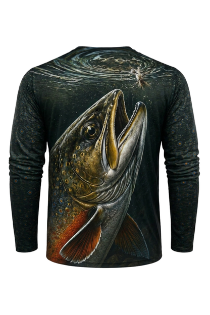 Performance Fishing Long Sleeve - Dusk Rise Brook - TBT175 mockup artwork side