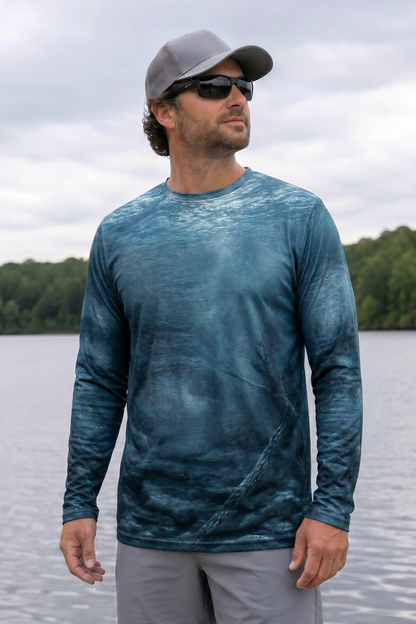 Performance Fishing Long Sleeve - Father & Son Walleye - RW10 lifestyle opposite side