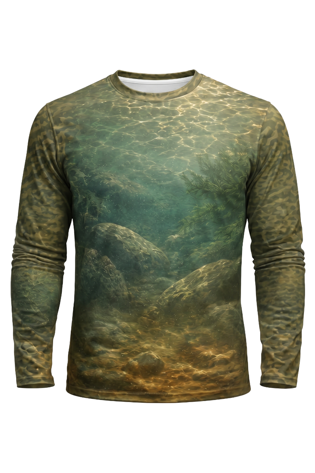 Performance Fishing Long Sleeve - Flat Tops Ember Brook - AOF84 mockup opposite side
