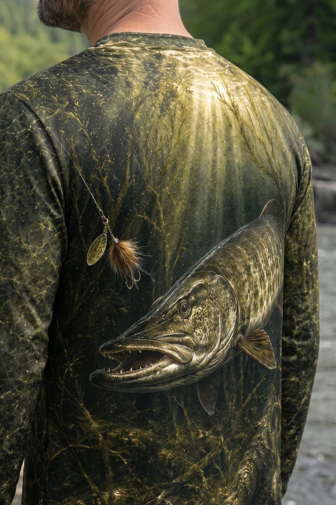 Performance Fishing Long Sleeve - Followed But Never Ate Musky - RM07 lifestyle artwork zoom