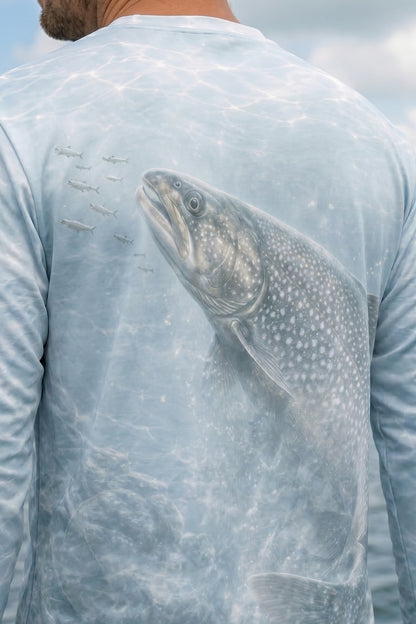 Performance Fishing Long Sleeve - Ghost Reef Laker - AOF77 lifestyle artwork zoom