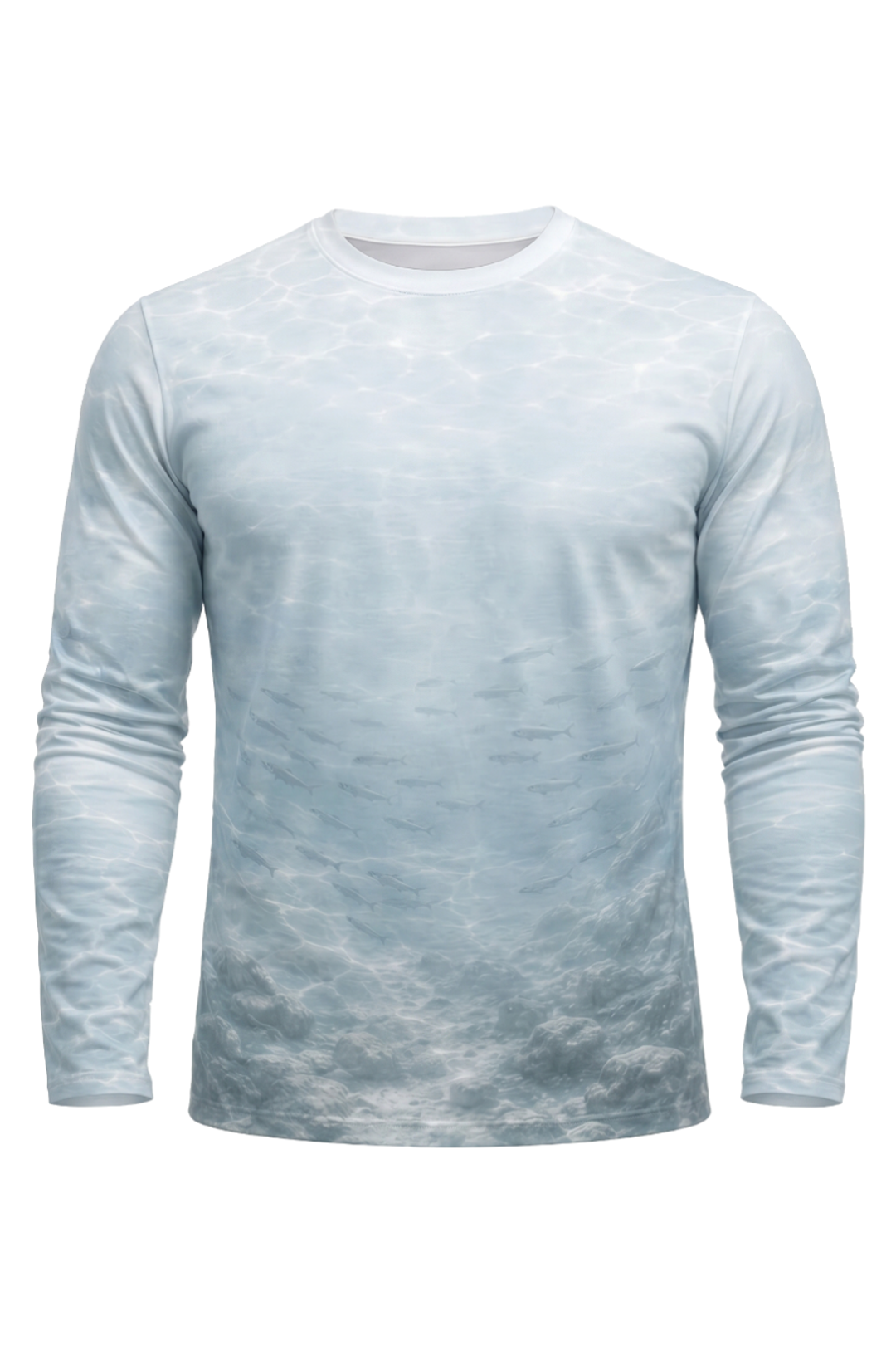 Performance Fishing Long Sleeve - Ghost Reef Laker - AOF77 mockup opposite side