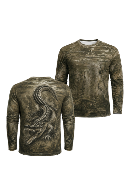 Performance Fishing Long Sleeve - Ghost Swamp Gator - AOF145 image 1