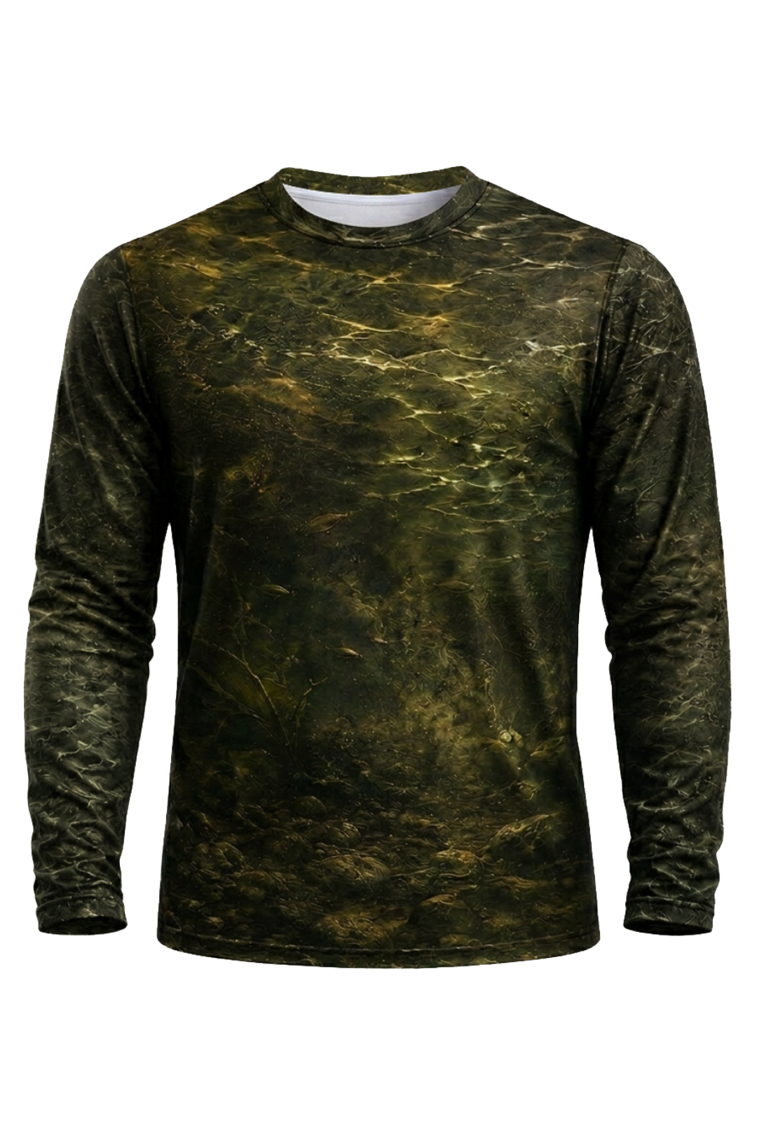 Performance Fishing Long Sleeve - Golden Night Walleye Strike - RW15 mockup opposite side