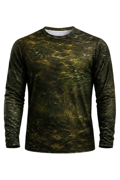 Performance Fishing Long Sleeve - Golden Night Walleye Strike - RW15 mockup opposite side