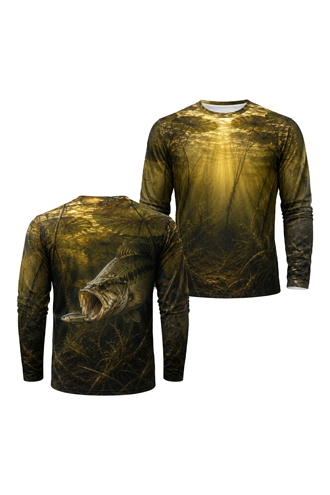 Performance Fishing Long Sleeve - Golden Shad Ambush - RB11 image 1