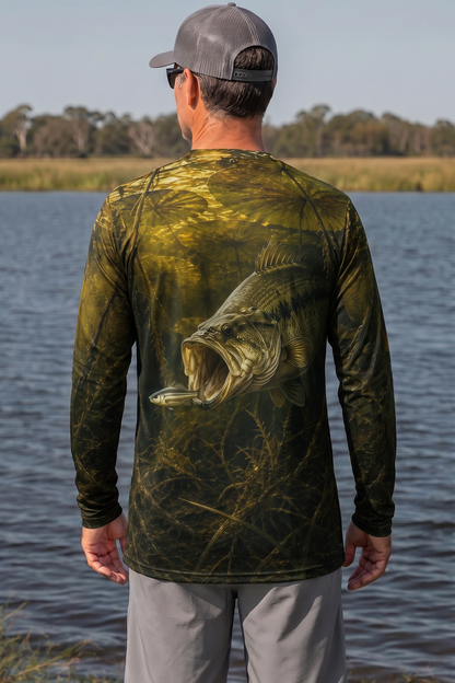 Performance Fishing Long Sleeve - Golden Shad Ambush - RB11 image 2