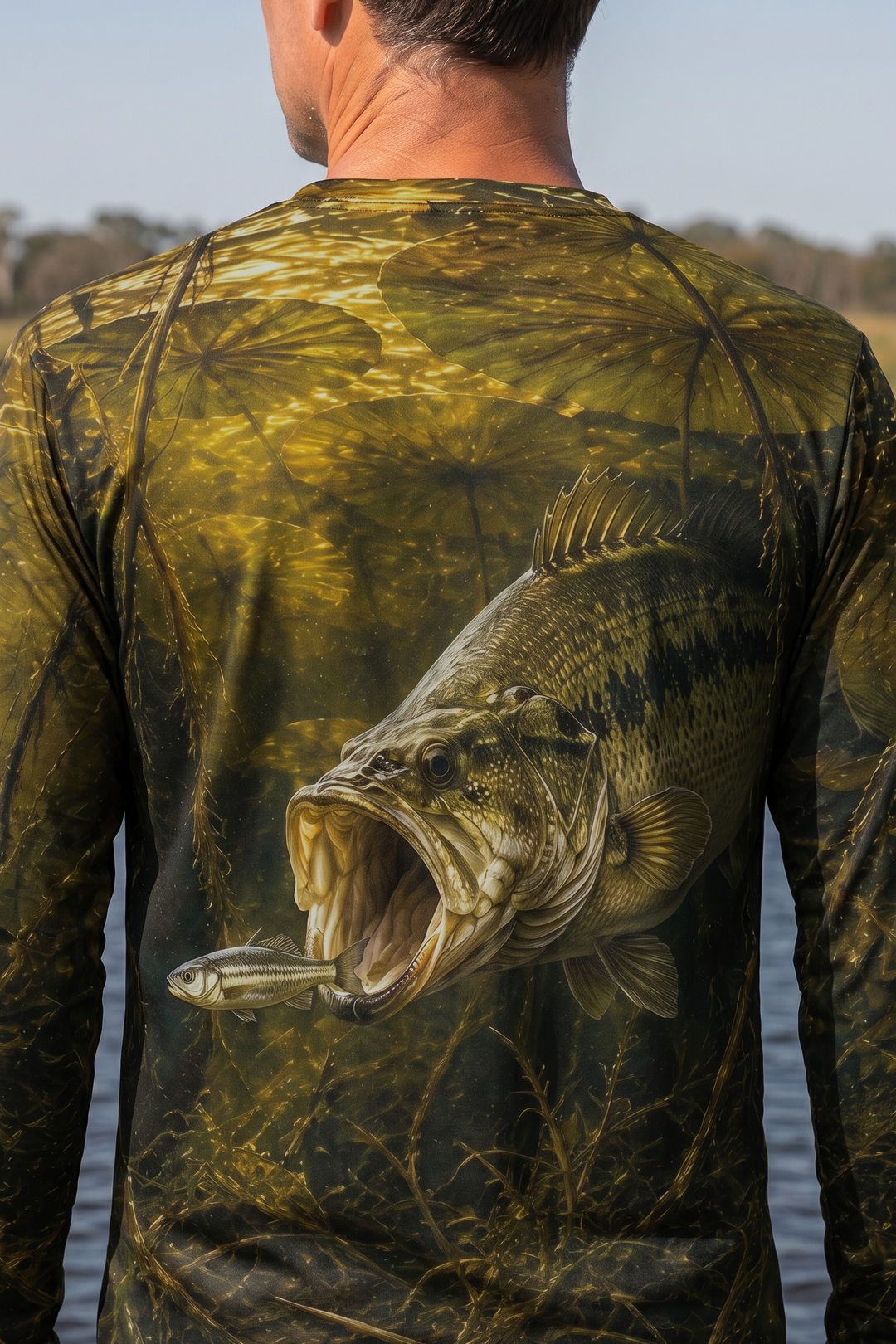 Performance Fishing Long Sleeve - Golden Shad Ambush - RB11 image 4