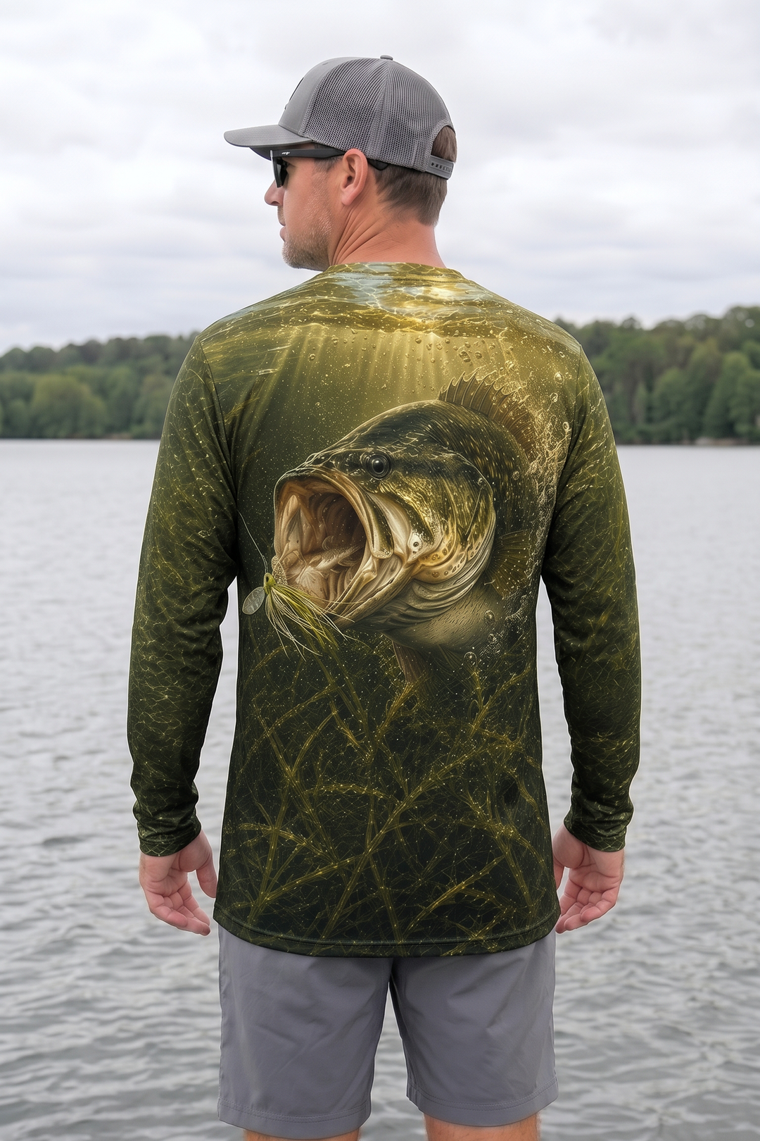Performance Fishing Long Sleeve - Grassline Blowup - RB05 image 2