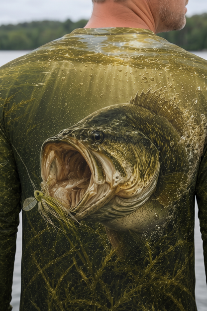 Performance Fishing Long Sleeve - Grassline Blowup - RB05 image 4