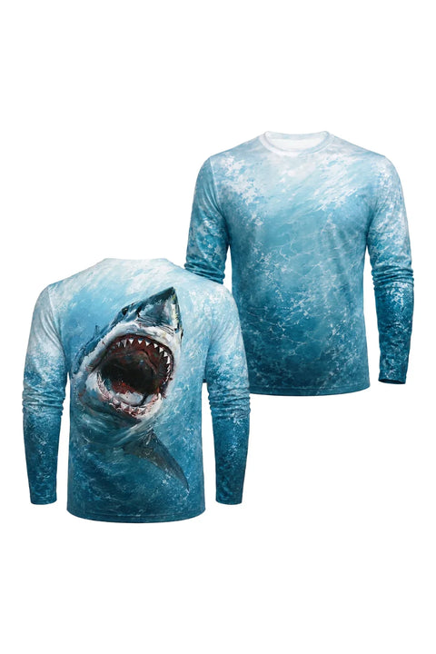 Performance Outdoor Long Sleeve - Great White Surge - AOF137