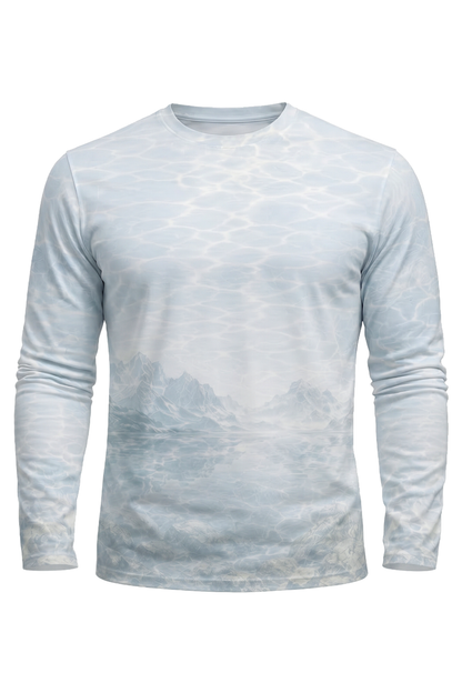 Performance Fishing Long Sleeve - High Basin Mirage Trout - AOF78 mockup opposite side