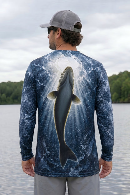 Performance Fishing Long Sleeve - Icebound Deep Walleye - TBT187 lifestyle artwork side