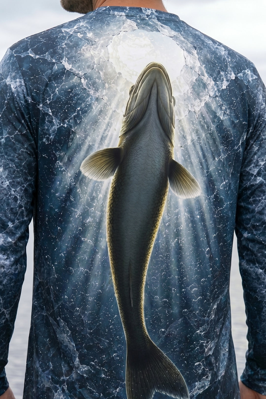 Performance Fishing Long Sleeve - Icebound Deep Walleye - TBT187 lifestyle artwork zoom