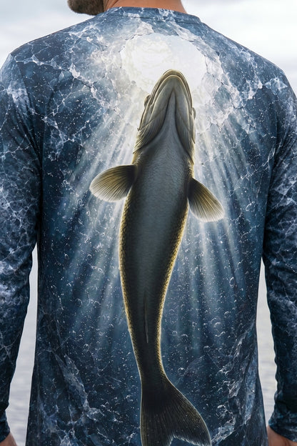 Performance Fishing Long Sleeve - Icebound Deep Walleye - TBT187 lifestyle artwork zoom
