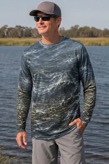 Performance Fishing Long Sleeve - Icewake Pike - AOF103 lifestyle opposite side