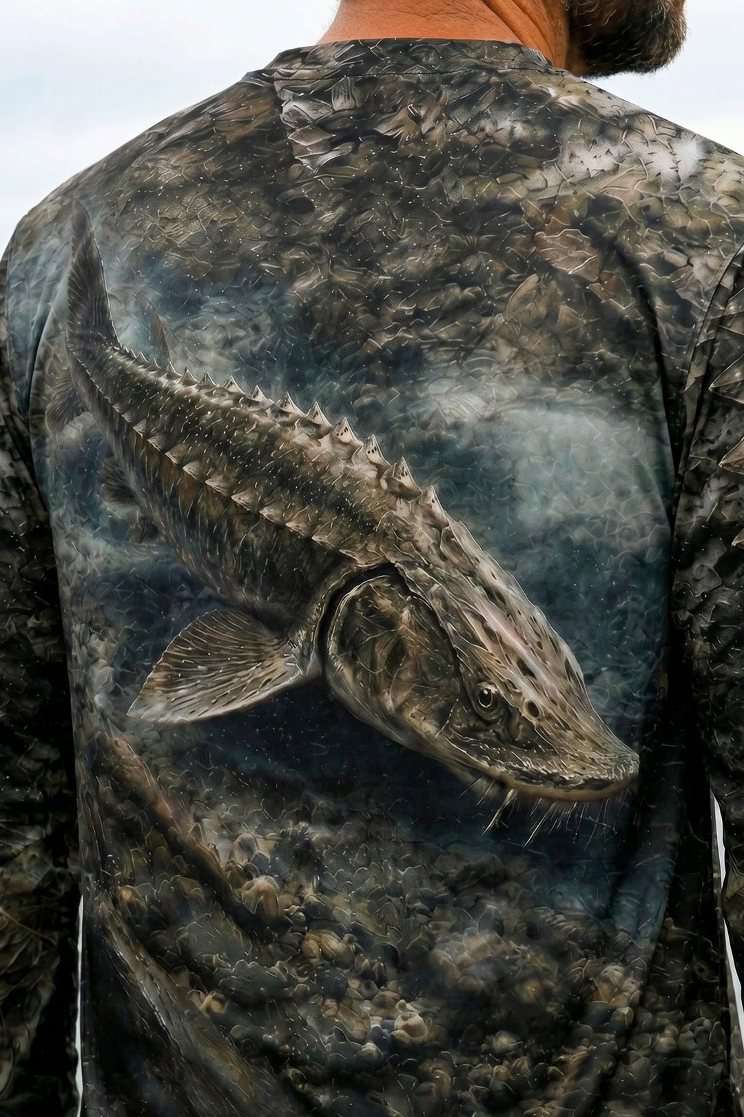 Performance Fishing Long Sleeve - Iron Armor Sturgeon - TBT134 lifestyle artwork zoom