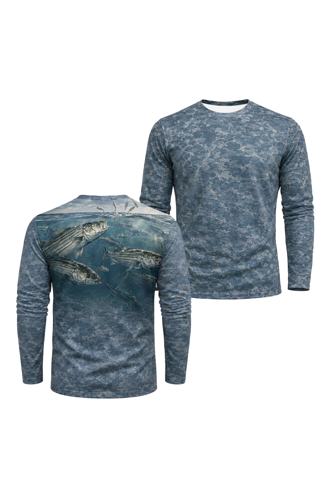 Performance Fishing Long Sleeve - Keystone Run Striper - TBT204 image 1