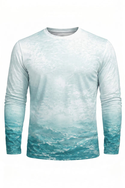 Performance Fishing Long Sleeve - Kraken Tide Gambit - AOF48 mockup opposite side