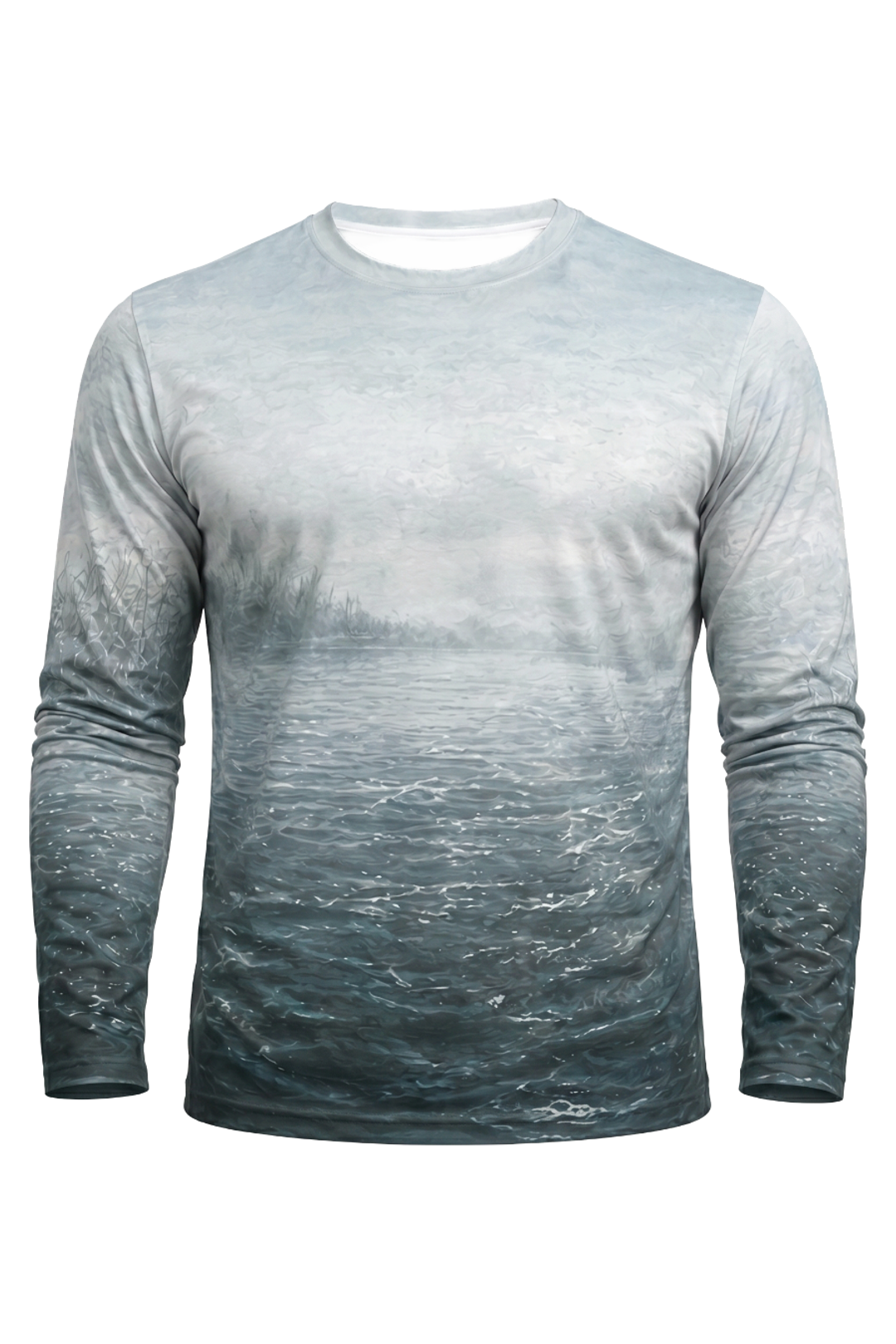 Performance Fishing Long Sleeve - Lake Surge Pike - AOF95 mockup opposite side