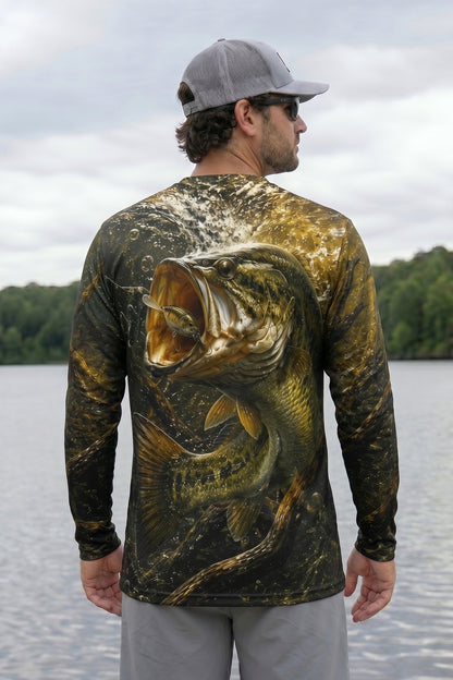 Performance Fishing Long Sleeve - Laydown Crankbait Bucketmouth - RB07 image 2