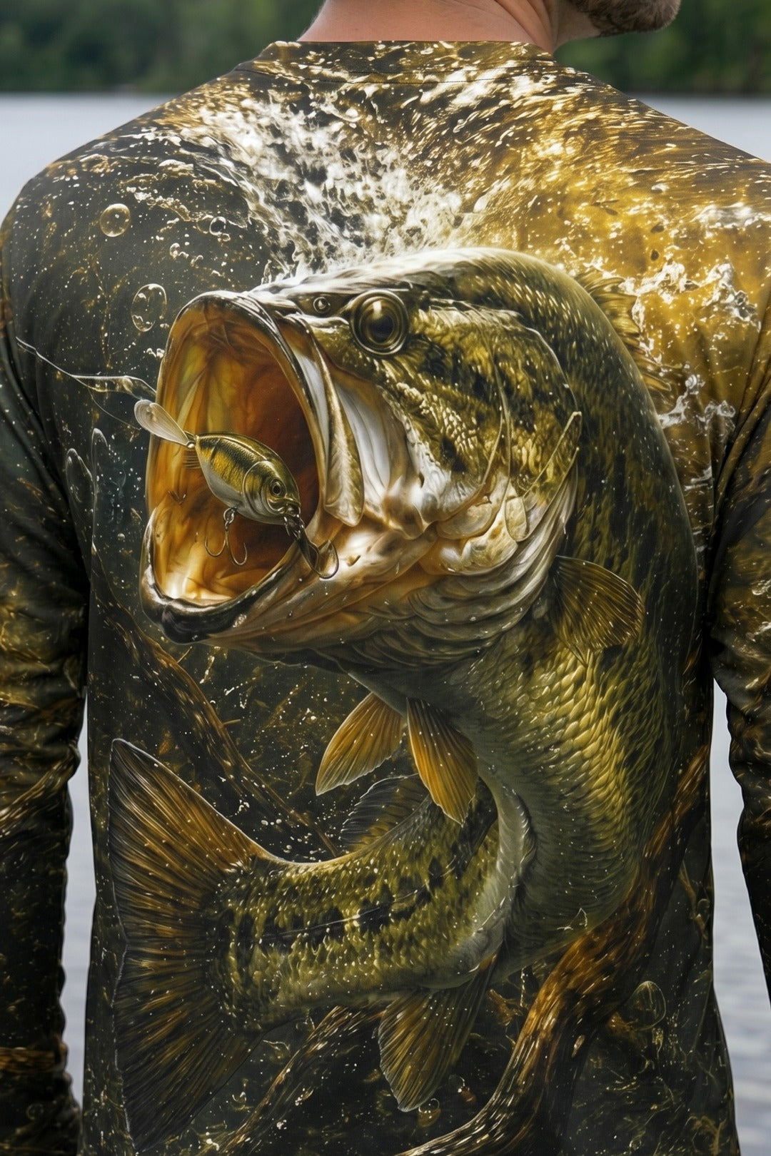Performance Fishing Long Sleeve - Laydown Crankbait Bucketmouth - RB07 image 4
