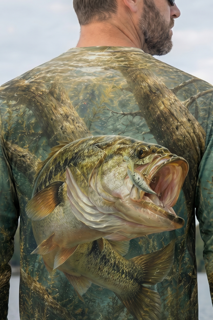 Performance Fishing Long Sleeve - Laydown Shad Strike - RB10 image 4