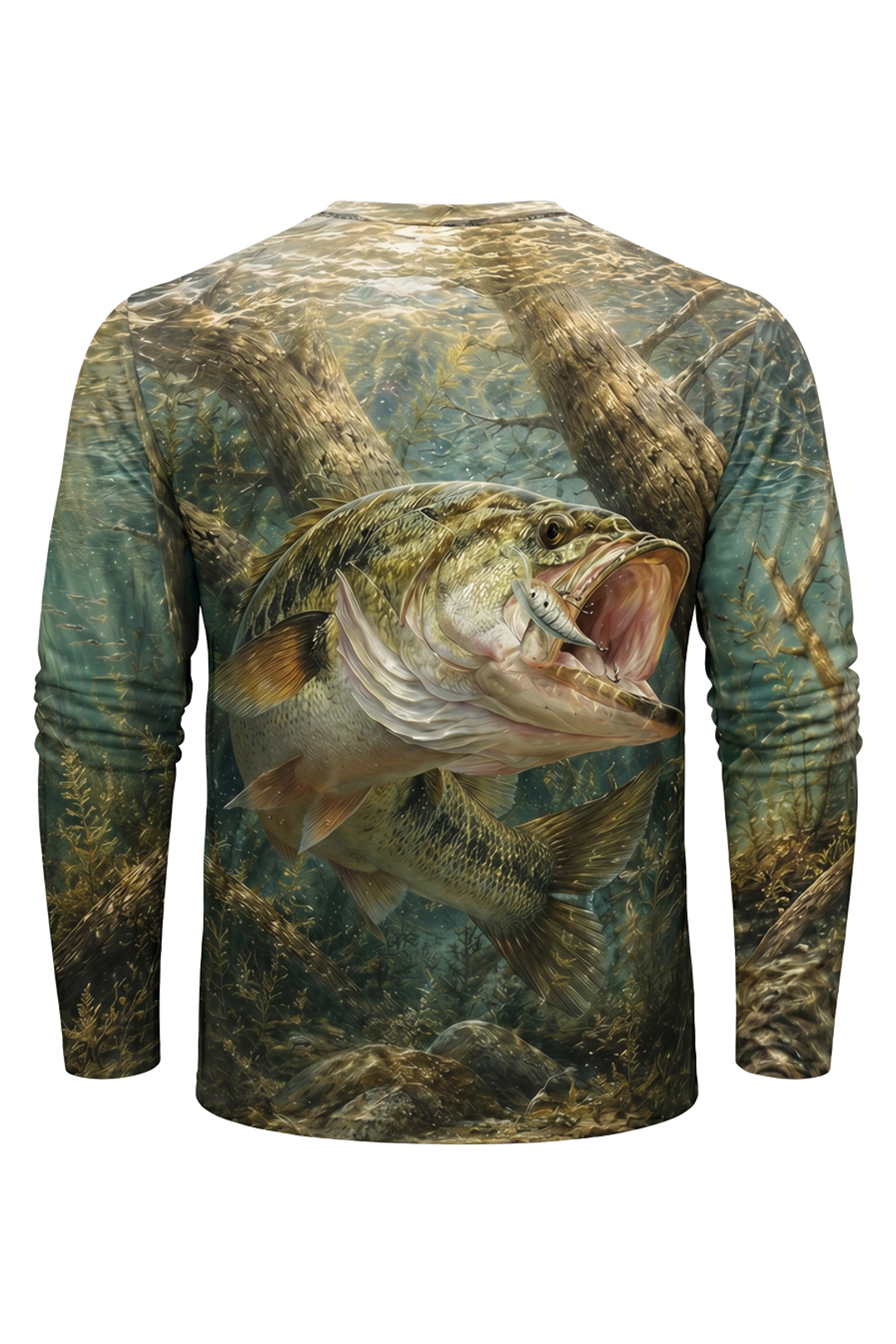Performance Fishing Long Sleeve - Laydown Shad Strike - RB10 image 5