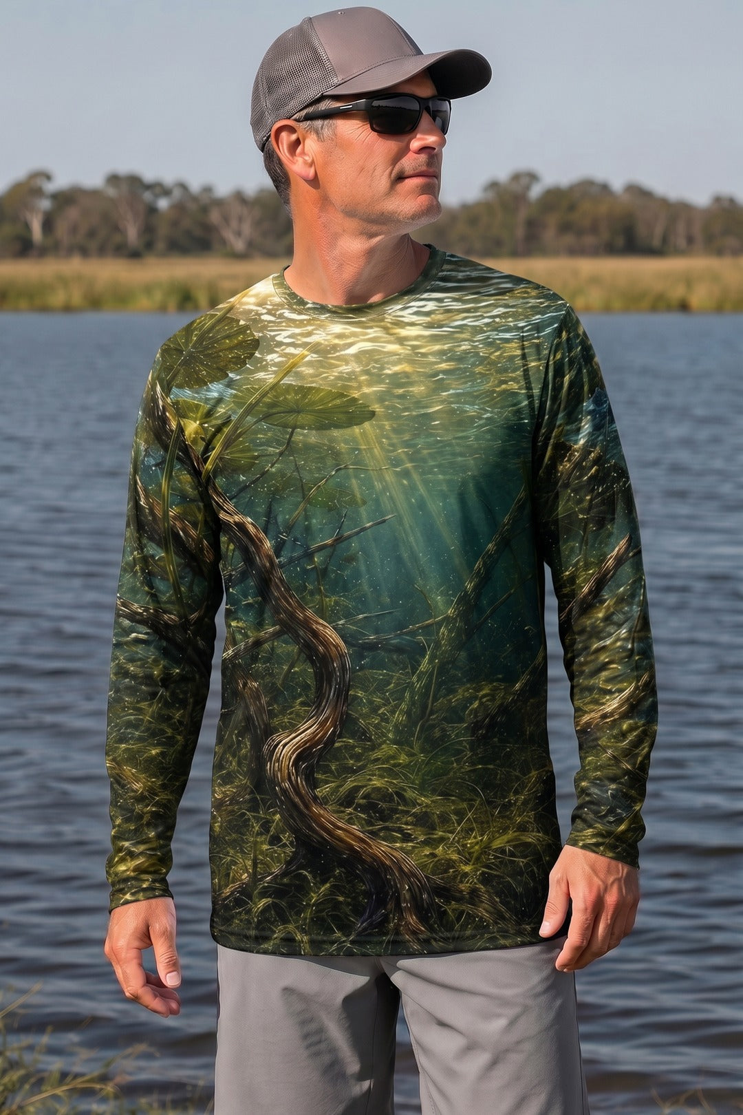 Performance Fishing Long Sleeve - Laydown Strike Bucketmouth - RB06 image 3