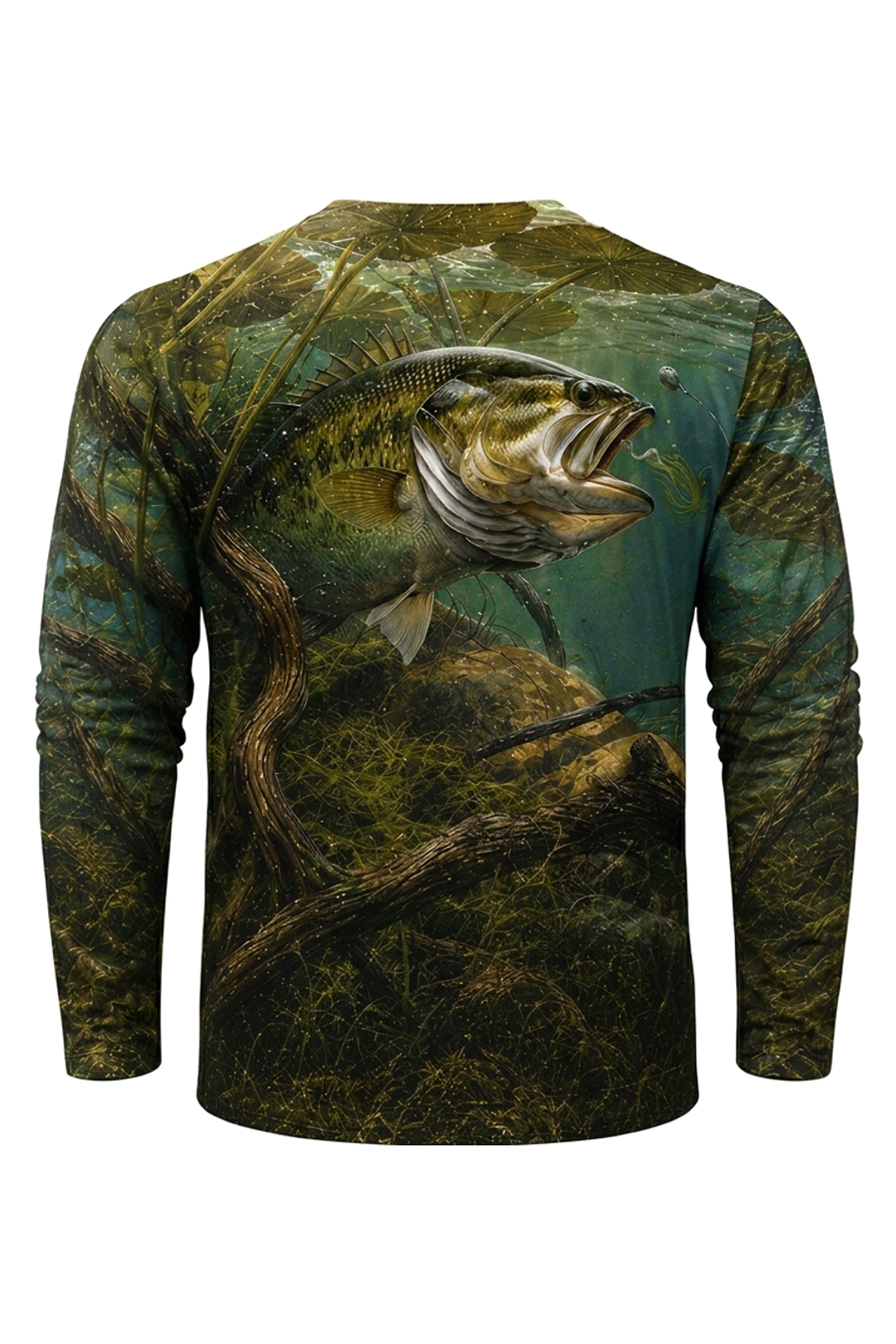 Performance Fishing Long Sleeve - Laydown Strike Bucketmouth - RB06 image 5