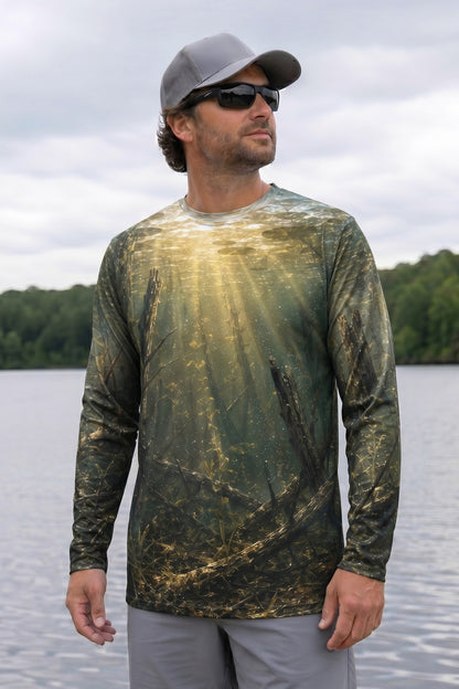 Performance Fishing Long Sleeve - Laydown Worm Bite - RB09 image 3