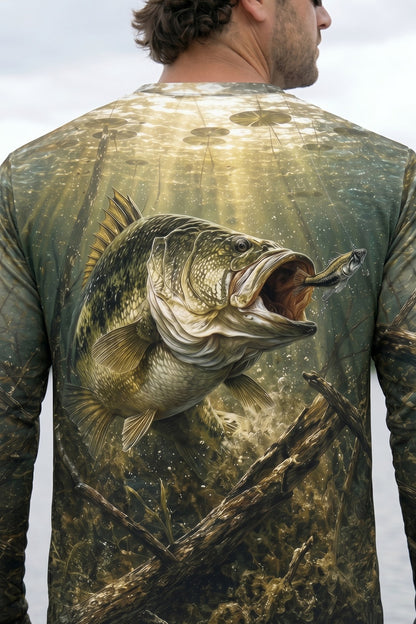 Performance Fishing Long Sleeve - Laydown Worm Bite - RB09 image 4