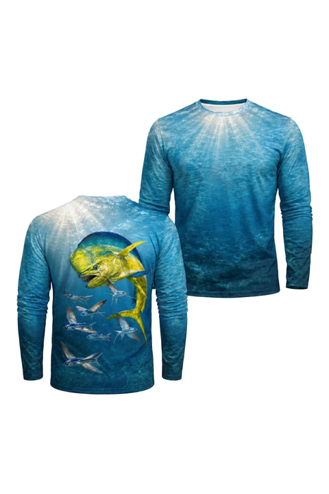 Performance Fishing Long Sleeve - Mahi Bluewater Chase - AOF121