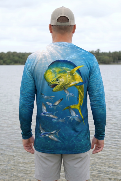 Performance Fishing Long Sleeve - Mahi Bluewater Chase - AOF121 image 2
