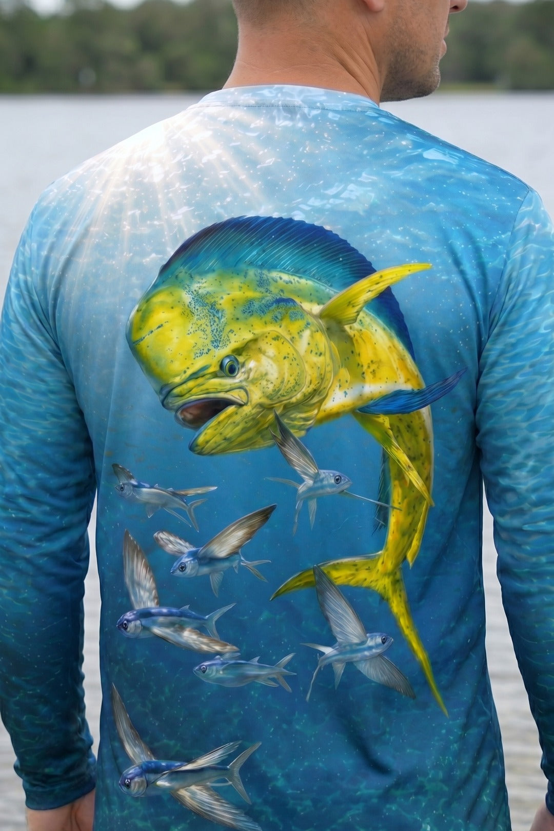 Performance Fishing Long Sleeve - Mahi Bluewater Chase - AOF121 image 4