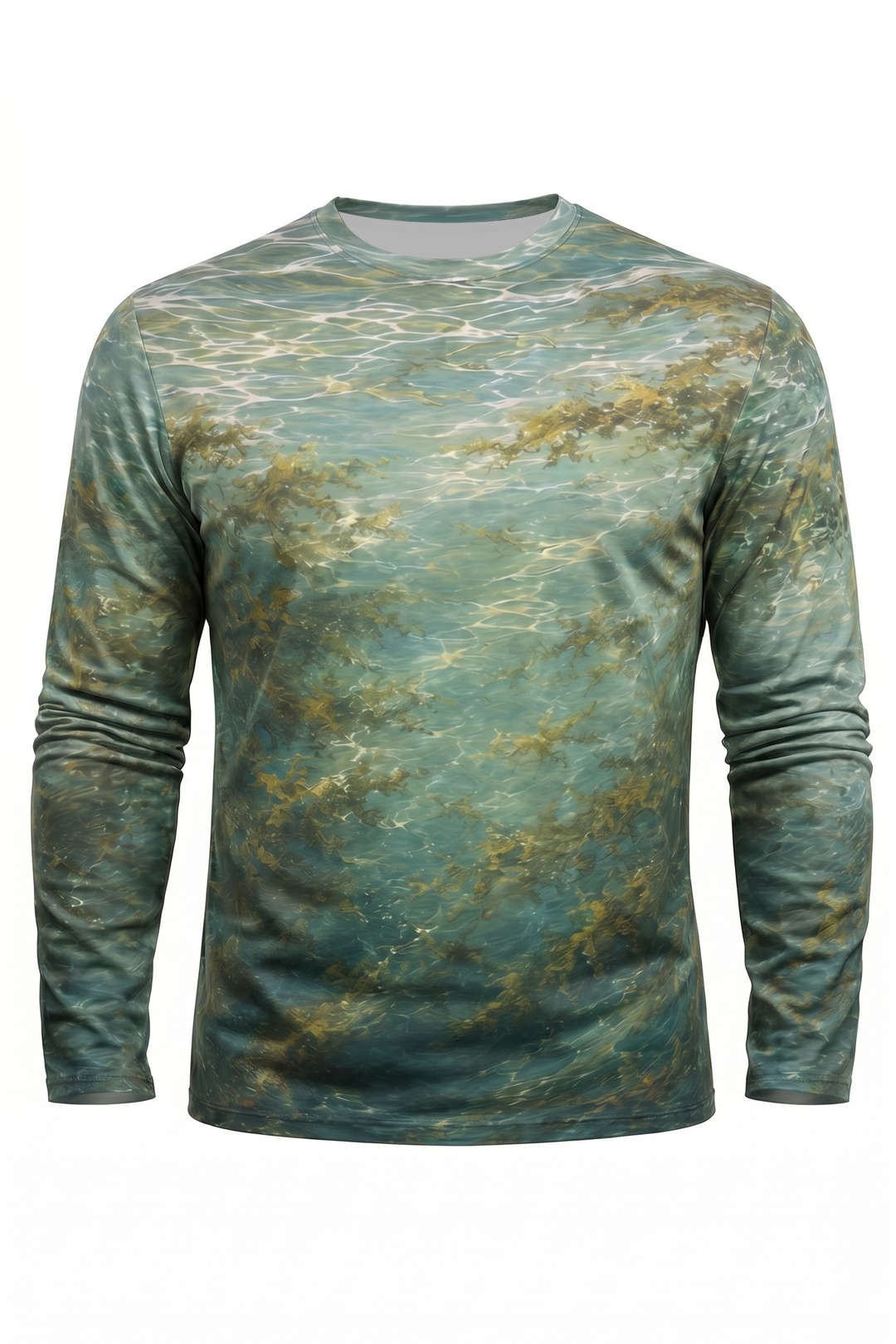 Performance Fishing Long Sleeve - Mahi mahi Gold Rush - AOF40 mockup opposite side